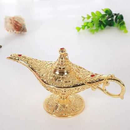 Aladdin Lamp Decorative Ornament Large European Retro Home Decoration Metal Decoration Crafts Holiday Gift