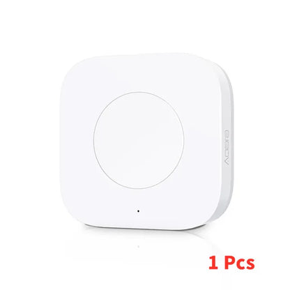 Aqara Mini Wireless Switch Zigbee Connection Versatile 3-way Control Button For Smart Home Devices Compatible With Apple HomeKit