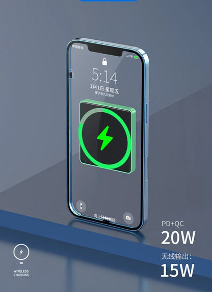 10000mAh Wireless Power Bank PD20W Magnetic poverbank For Magsafe Phone Battery iPhone 12 13 14 15 16 Pro Max Plus Mini Pover
