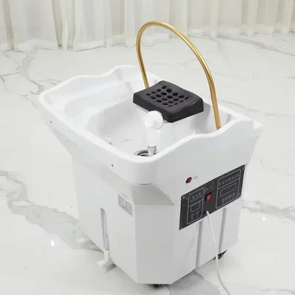 Japanese style convenient cleaning shampoo bed, lightweight shampoo basin, reclining shampoo basin, head spa shampoo basin