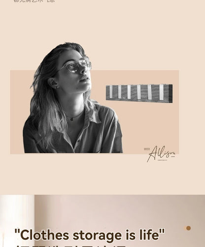 1Pc Row of Hooks, No Punching, Strong Load-bearing Door, Rear Hanger, Hat Rack, Used for Bedroom Door, Bathroom, Kitchen