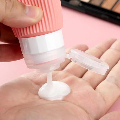 90ML Travel Bottle Set Refillable Lotion Shampoo Shower Gel Tube Bottling Cosmetic Empty Liquid Leak Proof Container Accessories