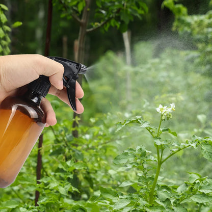 Refillable Empty Anti-UV Amber Glass Spray Bottles Container with Triggers Caps for Essential Oils Lotions Perfumes