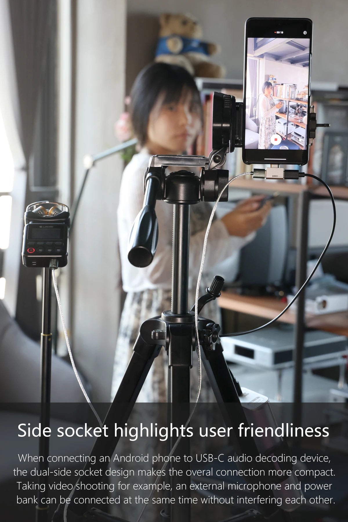 DD DDHiFi TC28C Pro USB-C to  OTG Power Adapter for Android Phones iPad PC Iphone