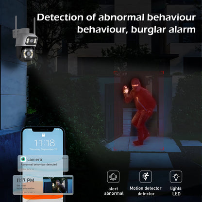 Icsee WiFi security camera WiFi surveillance camera security camera outdoor WiFi surveillance monitor camera monitor