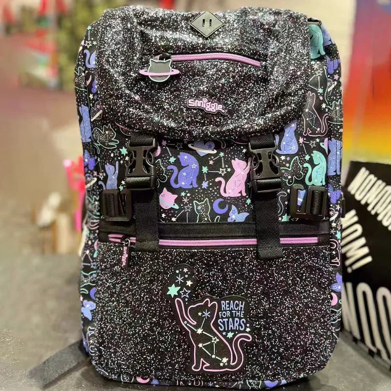 Genuine Australian Smiggle Student Backpack Cute And Fashionable Children Stationery Box Backpack Lunch Bag Kettle Student Gift