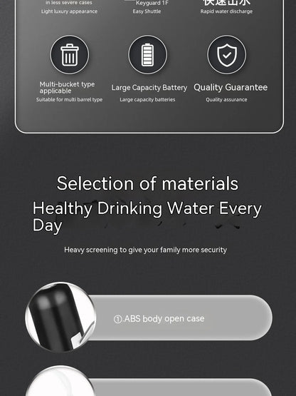 5 Gallon Water Bottle Dispenser USB Charging Automatic Drinking Water Pump Portable Electric Water Dispenser Water Bottle Switc