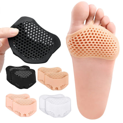Silicone Forefoot Pads for Women High Heel Pain Relieve Inserts Breathable Foot Care Pads Half Shoe Insole Cushion Accessories