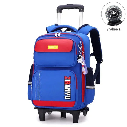 Student Rolling Backpacks for Primary School Children Trolley School Backpack Wheeled Bag Back To School Backpacks with Wheels