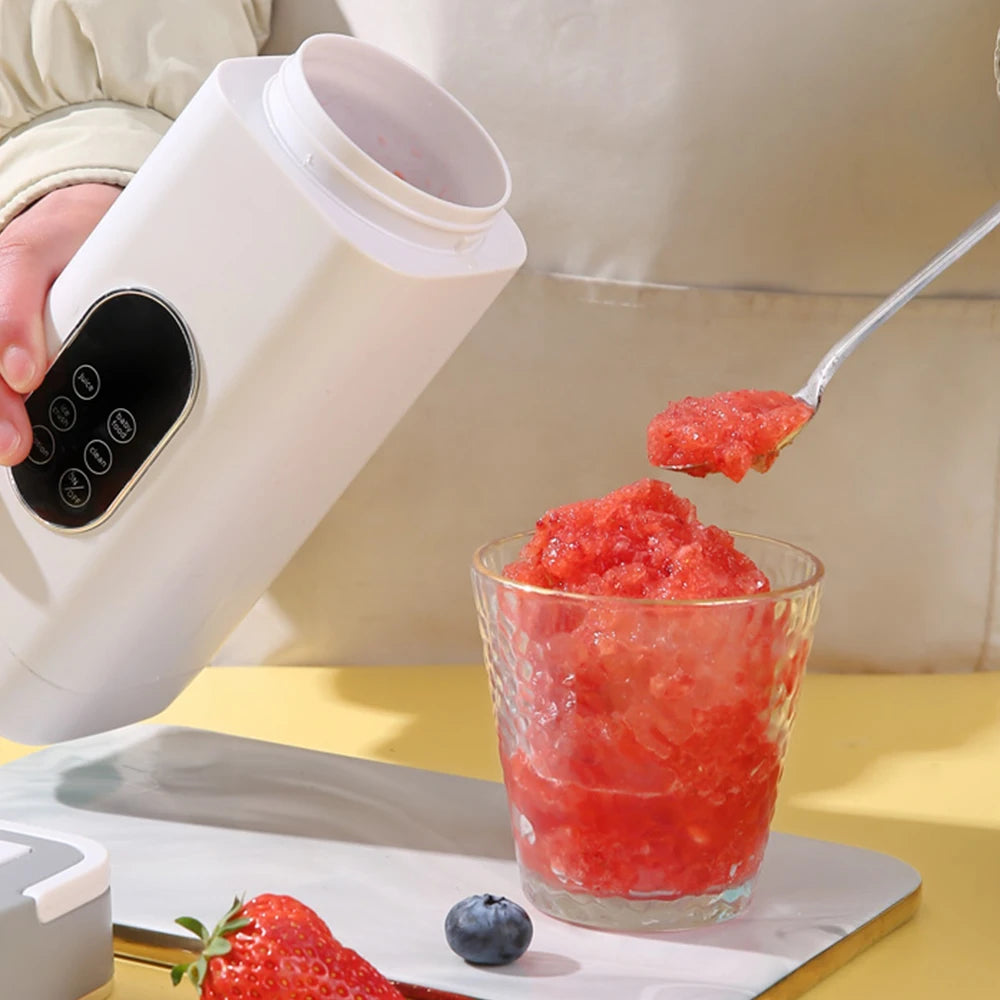 Portable Juicer Mini Electric Blender Multifunction Juice Maker Machine Fruit Mixers Extractors Smoothies Mixer 12 Blades