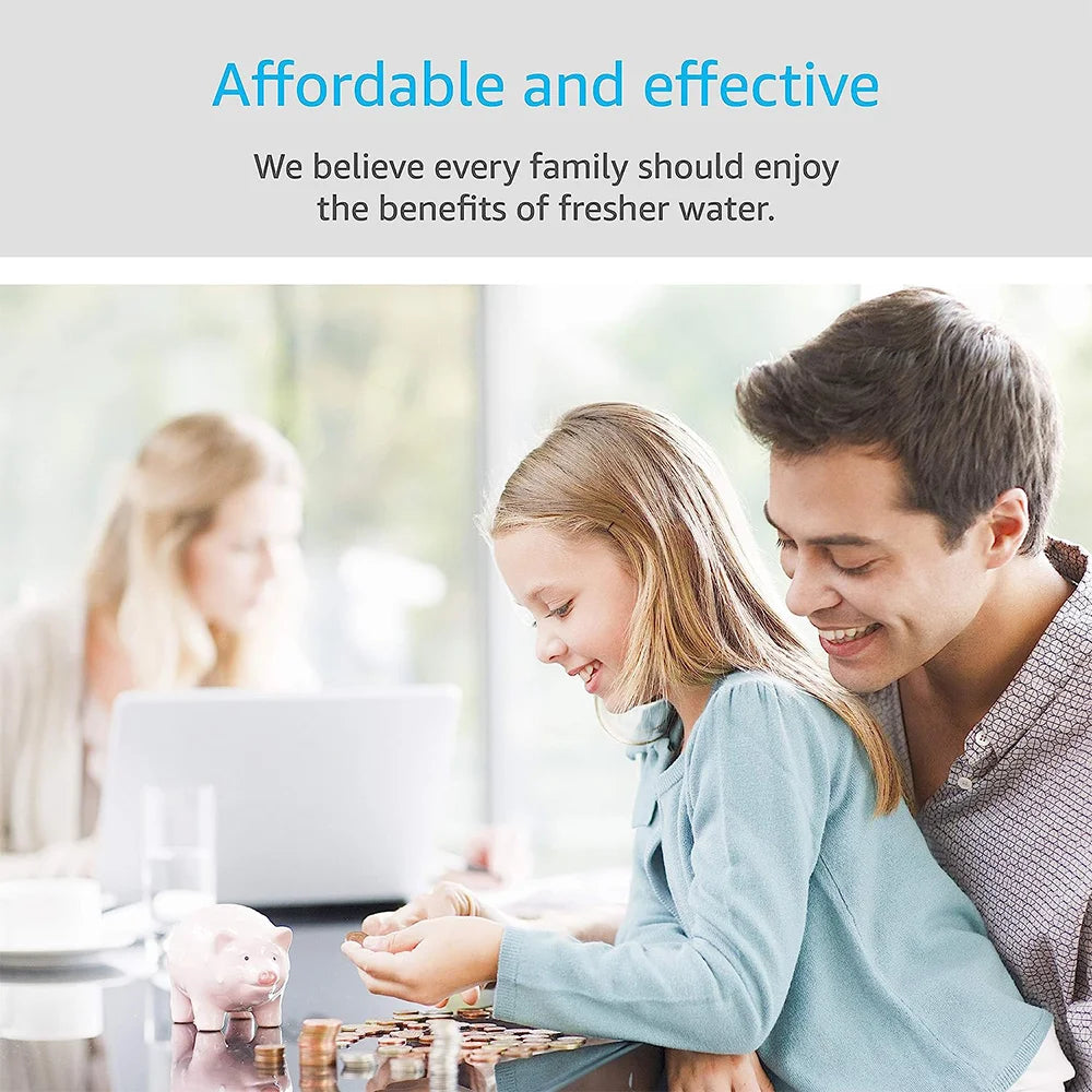 6pc Water Filter Cartridge Household Kitchen Water Purification Filter Water Limescale Activate Carbon Water Filter