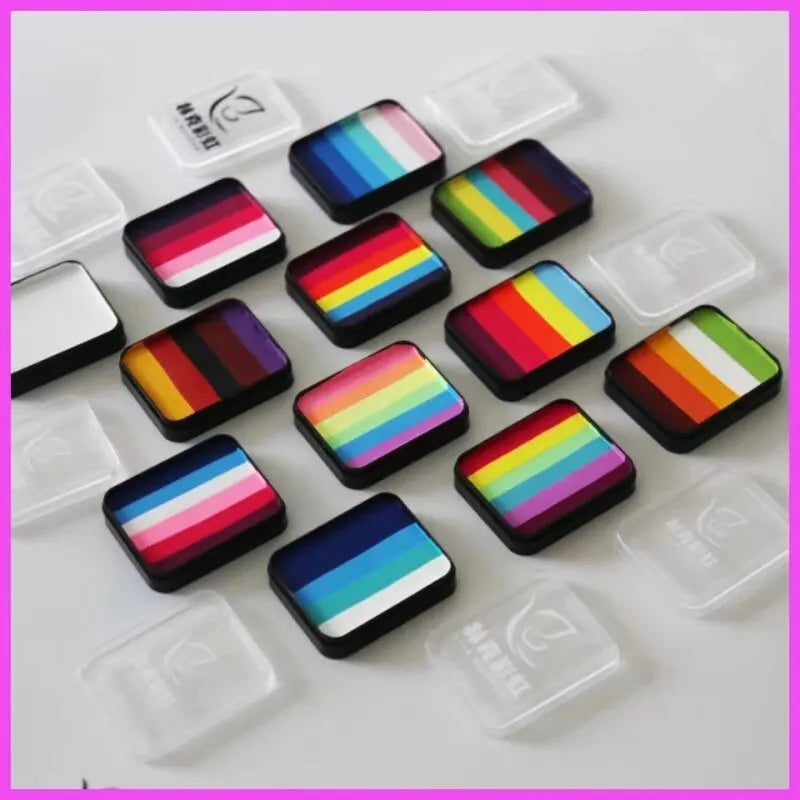 Vegan  Face Paint Professional Split Cake Pastel Eyeliner Water Activated Face And Body Paint