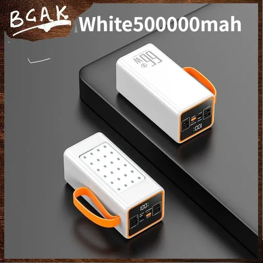 500000mah 100000mah 200000mah 300000mah Upgraded Version Super Powerbank Fast Charge Portable Power Bank Super Large Capacity