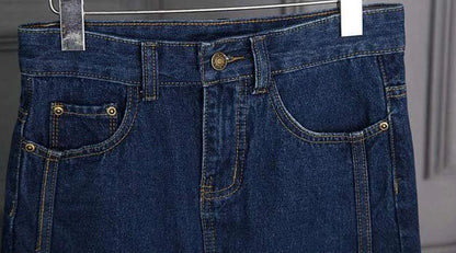 Skirts For Women Midi Denim To Knees Length Womens Skirt Casual Trend A Line Streetwear Offer Youthful Emo Jeans Y2k V Clothing