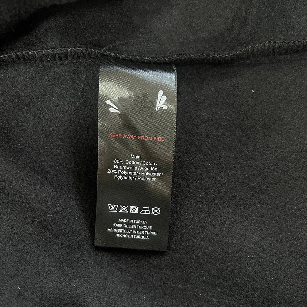 Jogging Streetwear Hoodies Trousers Set Centre Cee Tracksuit Men Clothing Y2k Cotton Sweatshirts Tops Pants Mens Clothes Black