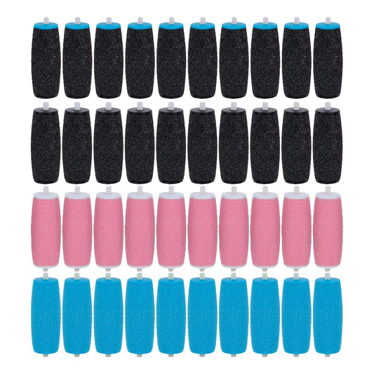 40 Pieces New Arrival Foot Care Tool Head Dead Skin Calluses Crusty Remover Replacement Roller For Scholls File Foot Care Tool