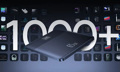 Baseus Power Bank 65W 12000mAh PD Fast Charging Digital Remaining Battery for iPhone 16 Pro Max Huawei Sumsang Notebooks Laptops