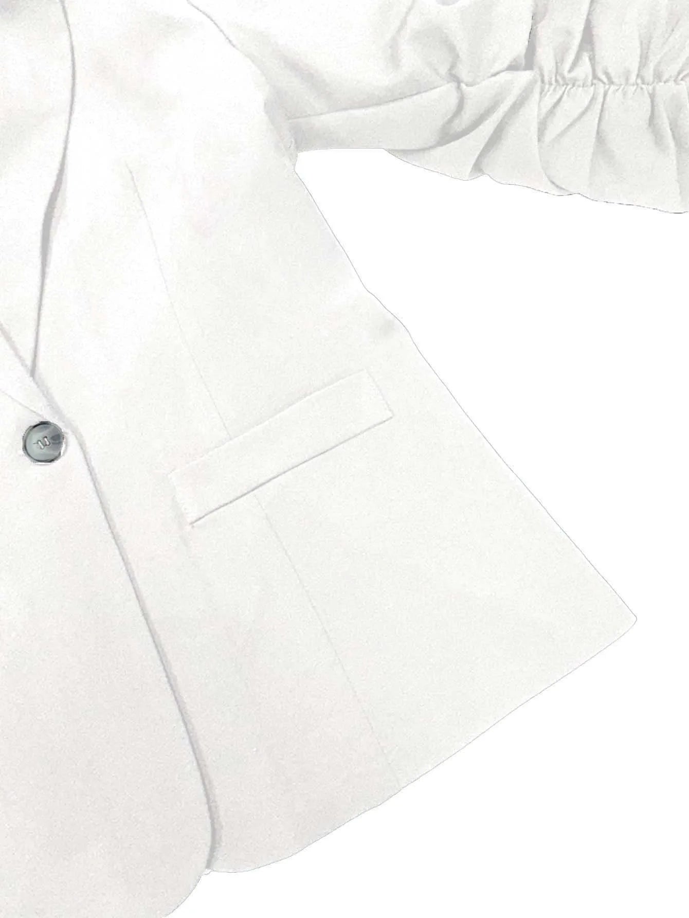 New Office Lady Suits Jacket Tops Formal Women's Seven Quarter Sleeved Suit Coats Casual Black Workwear Blazer Femme Clothing