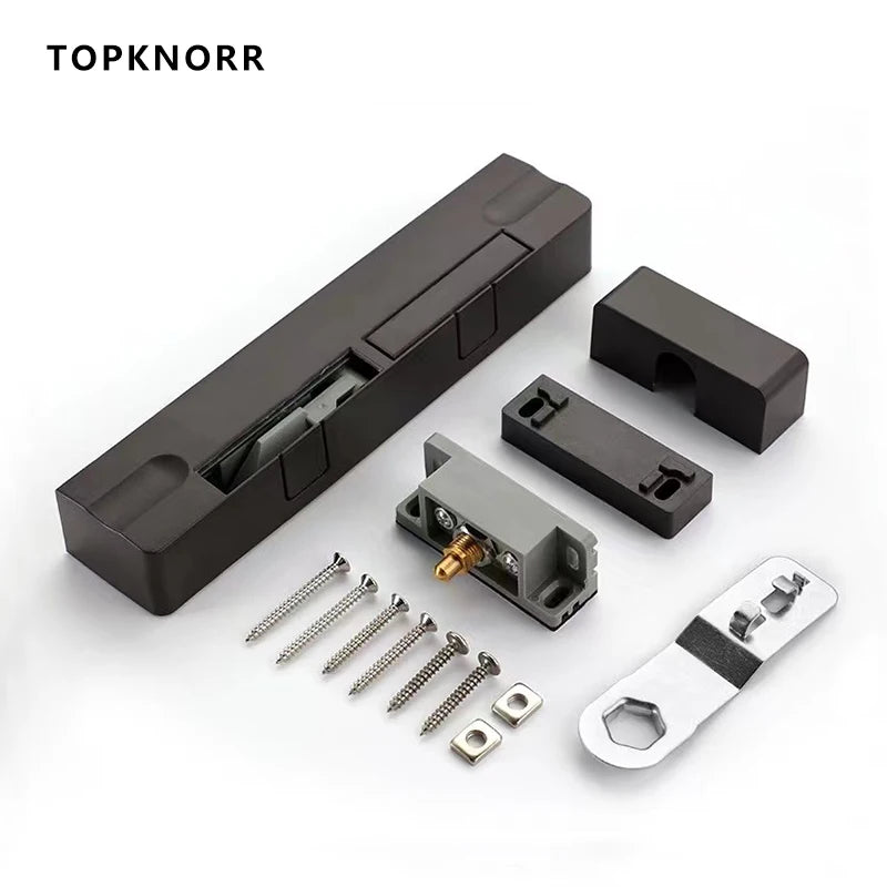 Door Damping Buffer Wooden Door Flat Outward Opening Invisible Door Home Closing Silent Hydraulic Door Closer Anti-pinch