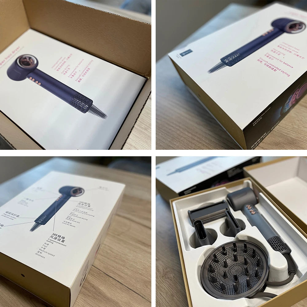 Professional Hair Dryer Super Hair Dryer 220V Leafless Hair dryers Home Curling Iron Salon Hair Styler Blow Drier