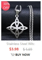 Seven Archangels Amulet Stainless Steel Necklaces Men Seal of Salomon Talisman Christian Protection Jewelry collar hombre N1162