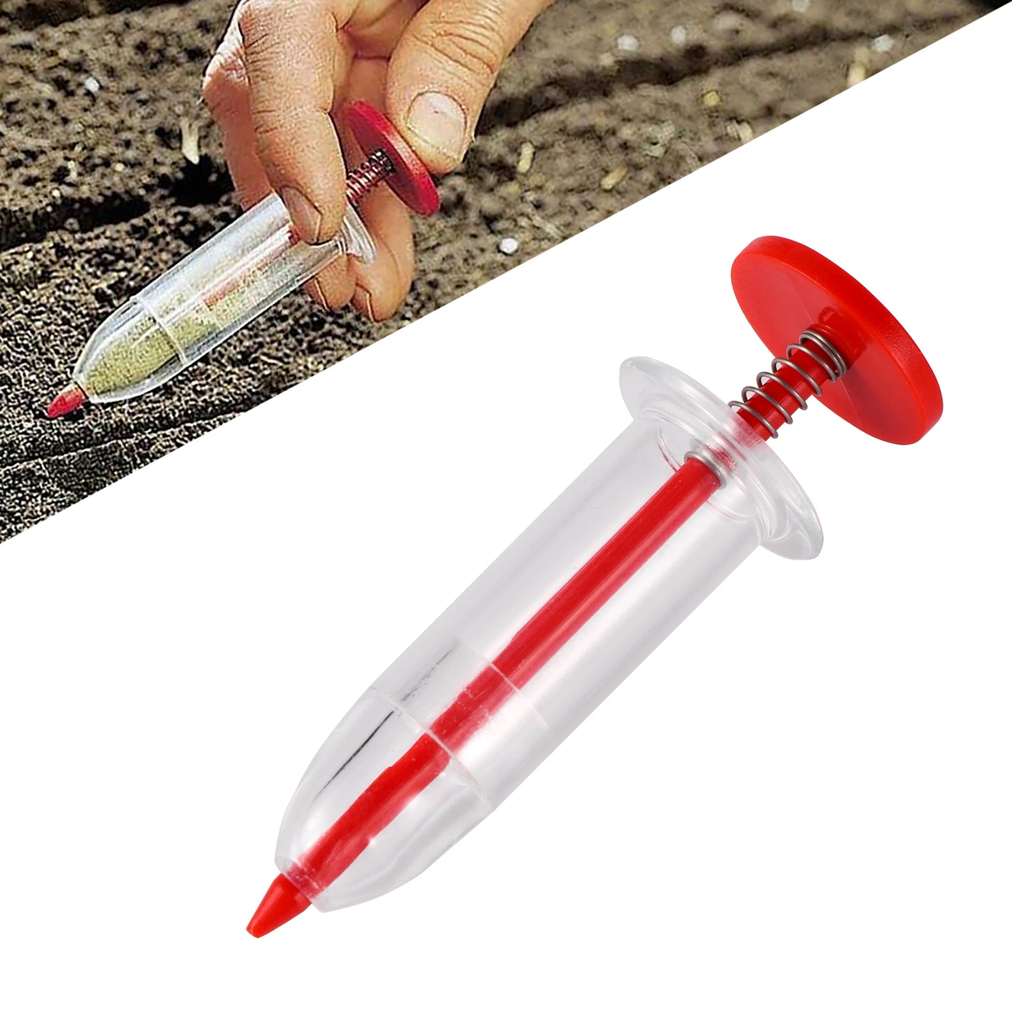 Seed Sower Planter Gardening Supplies Hand Held Flower Plant Seeder Hydroponic Systems Plastic Pot Garden Pots Home And Garden