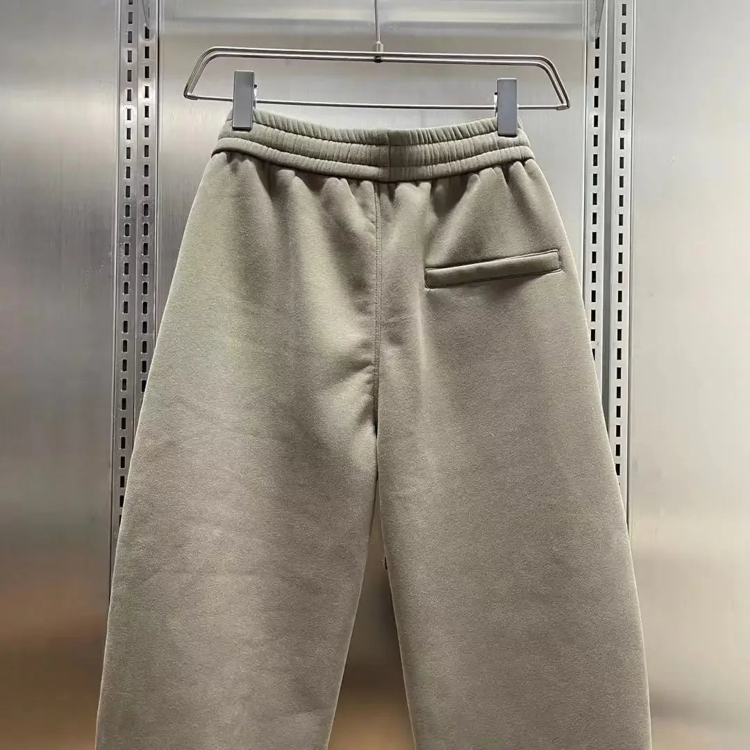 Outdoor Joggers Sweatpants Solid Color Casual Trousers High Quality Cotton Men's Brand Pants