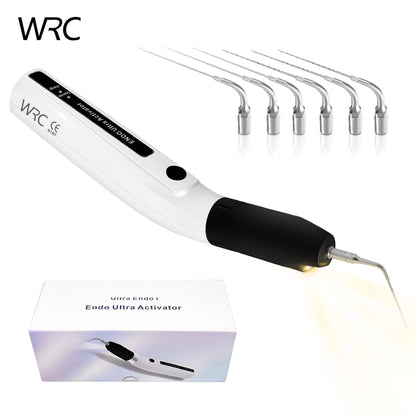 LED Dental Wireless Ultrasonic Activator Endo Ultra Activator Ultrasonic Washing Tooth with 6 Tips Dentistry Tools
