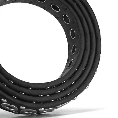 Women's Belt Fashionable Rivet Thin Belt Personalized Needle Buckle Belt Street Trend Punk HipHop Style Y2K Belt With Jeans Belt