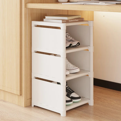 Shoe Organizers For Closet Shoe Storage Boxs Stackable Multilayer Shoes Rack Space Saving For Entryway Large Sturdy Stackable