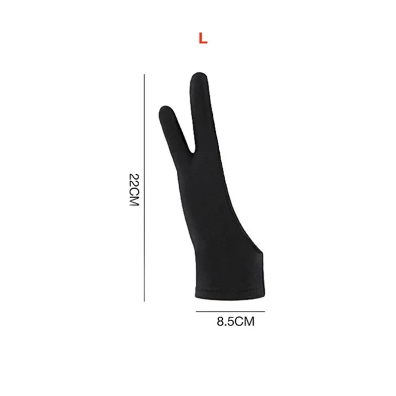 Tablet Gloves Drawing Gloves Left Hand Drawing Glove Paint Digital Graphic Tablet Glove for Drawing Glove