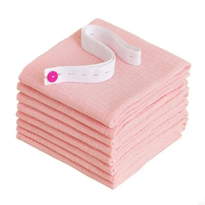 8Pcs Baby Diapers Cotton Gauze Nappy Changing for Newborn Infant 43x45cm Washable Reusable Double Layer Soft Baby Towels