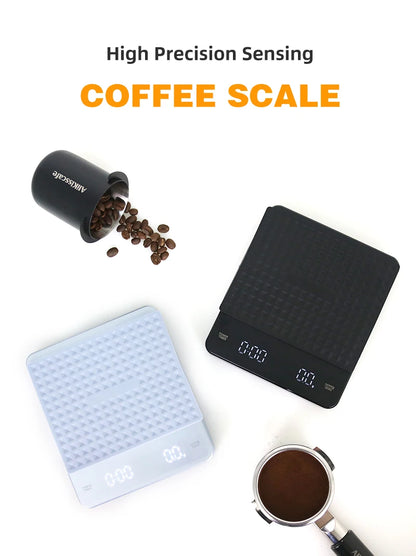 Espresso Scale With Timer Digital Usb 3kg Electronic With Pad High Precision Portable Barista Tools Home Coffee Accessories