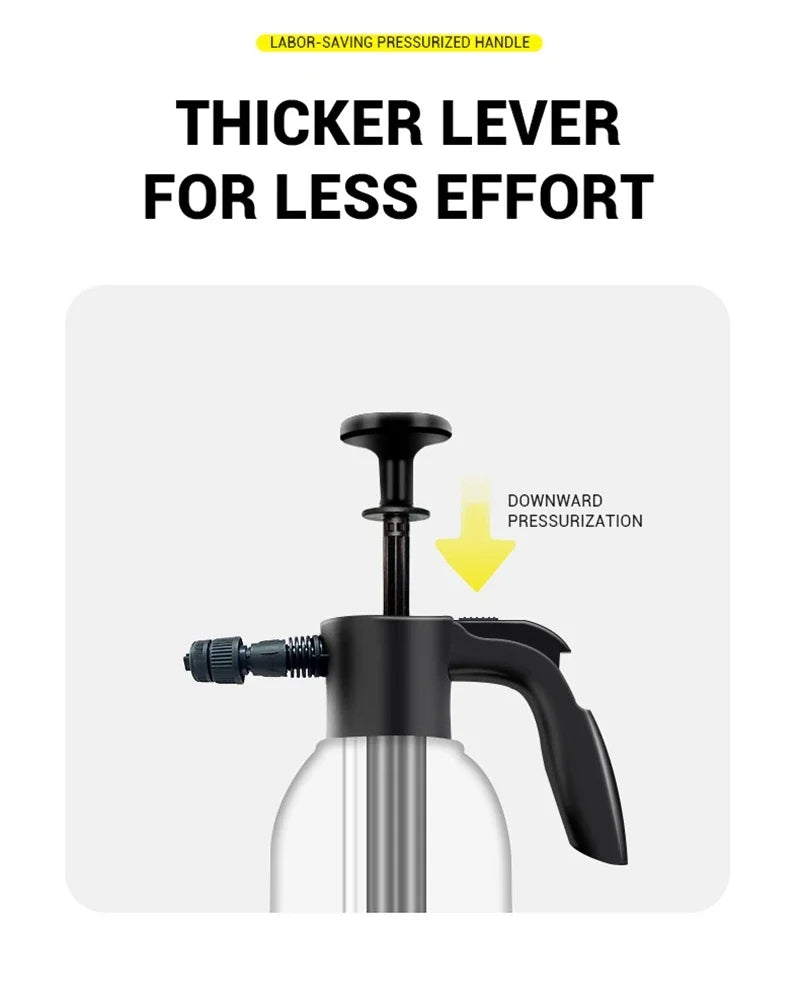 Car wash watering can Pet bath foam watering can for household car 2L spray watering can watering sprayer hand press sprayer