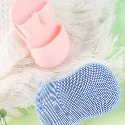 Facial Silicone Facial Cleansing Brush Handheld  Facial Deep Cleansing  Exfoliator Blackhead Pore Cleaner Skin Care TooL