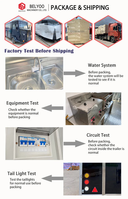 Luxury Multifunction Concession Food Trailer Coffee Vending Truck Big Mobile Food Truck Food Trailer for Street Fast Food