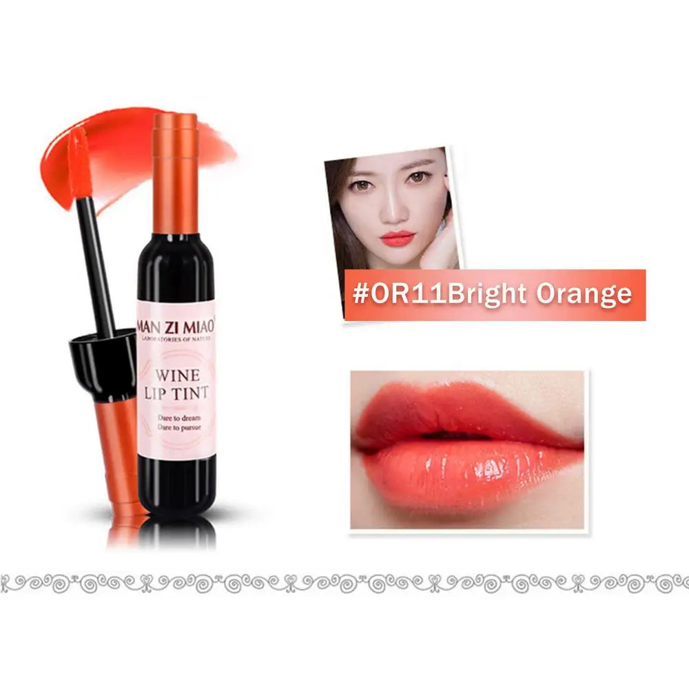 Lipstick Wine Lip Stain Baby Pink Lipgross Matte Liquid Lip Glaze Long Lasting Waterproof Lip Stain Nonstick Cup Lipstick