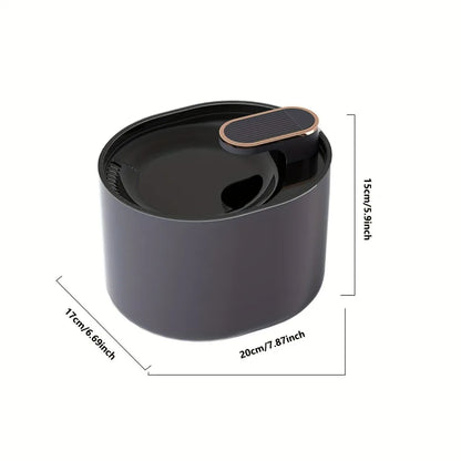 1 Silent Smart Pet Water Fountain, With Filter, Automatic Power-off, 3L Automatic Water Dispenser for Cats and Small Medium Dogs