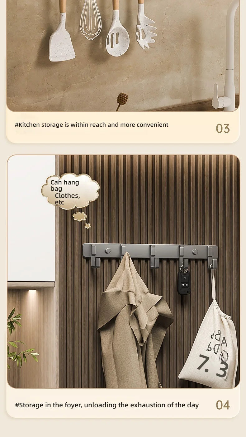 Hooks Over The Door 6 Hooks Clothes Coat Hat Towal Hanger Bathroom Organizer Rack By Hanger Holder Home Kitchen Accessories