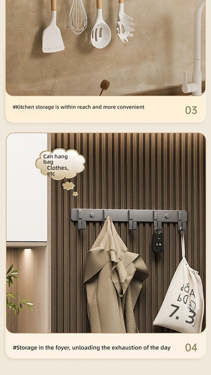 Hooks Over The Door 6 Hooks Clothes Coat Hat Towal Hanger Bathroom Organizer Rack By Hanger Holder Home Kitchen Accessories