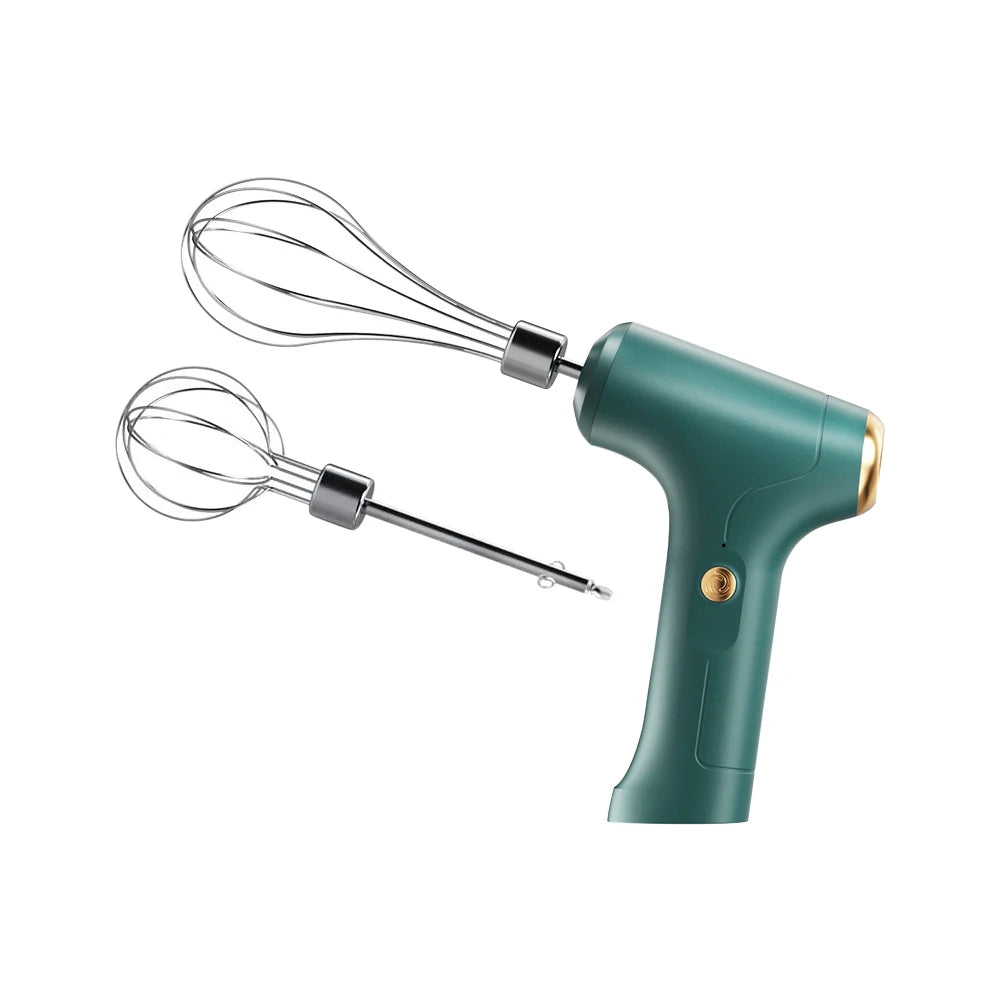 Electric Food Mixer Dough Blender Egg Beater USB Wireless Hand Blender Spiral Whisk Cream Mixer For Kitchen Cooking Tools