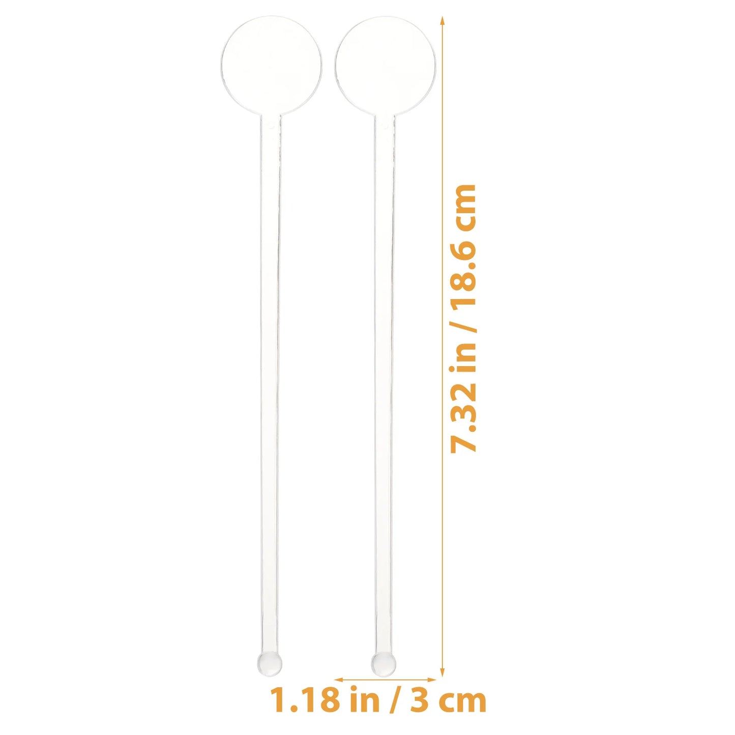 80 Pcs Coffee Stirrers Beverages Stirring Rod Plastic Sticks Mixing Drinks Swizzle Juice Cocktail