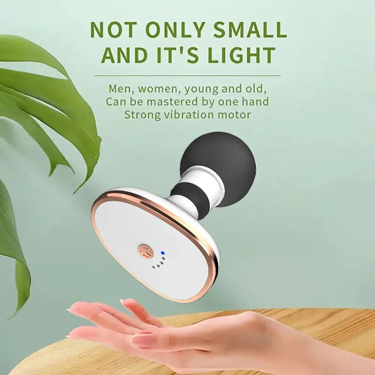 Portable fascia gun vibration massage gun for human neck, back andlimbs, deep relaxation of muscles,