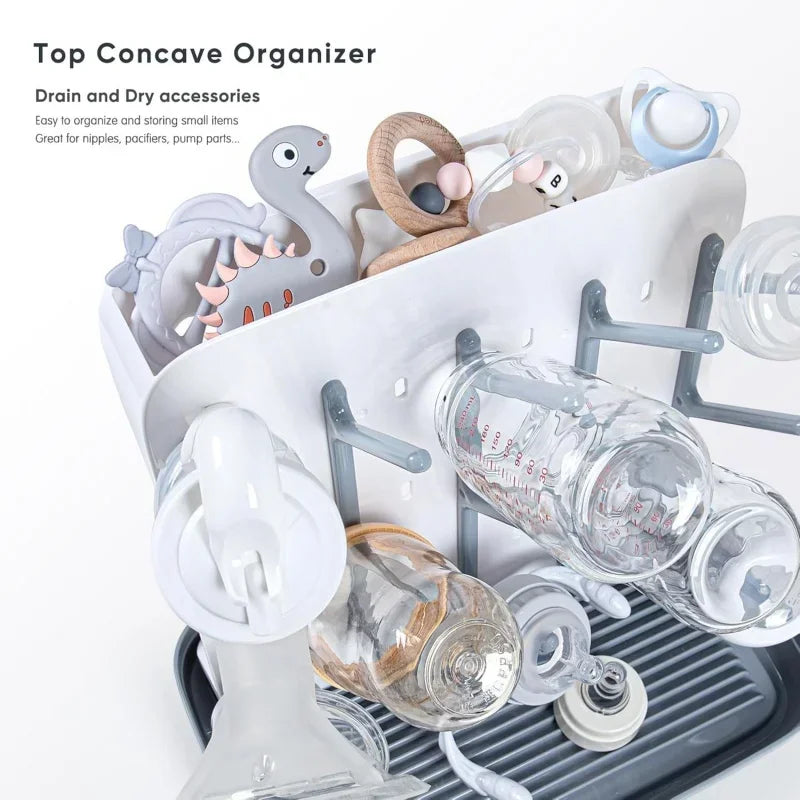 Drying Rack for Baby Bottles Bottle Drain Rack Drying Draining Stand Babies Bottles Storage Bebe Feeding Cup Holder Accessories