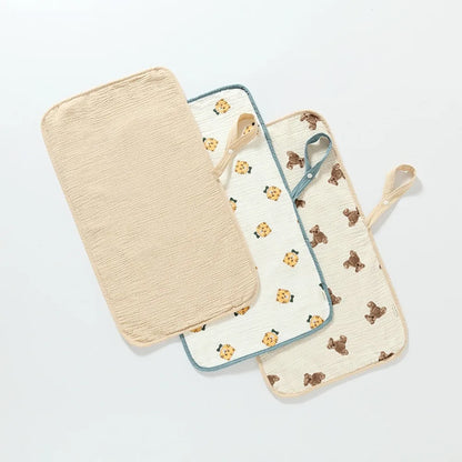 Soft Baby Diaper Changing Pad Strong Absorbent Breathable Infant Diaper Mat Hypoallergenic Diapering Sheet Baby Bed Pad Nursery