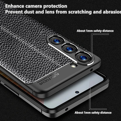 For Cover Samsung Galaxy S24 Case Samsung S24 S 24 Plus Ultra Capas New Shockproof TPU Phone Bumper Leather Fundas Samsung S24