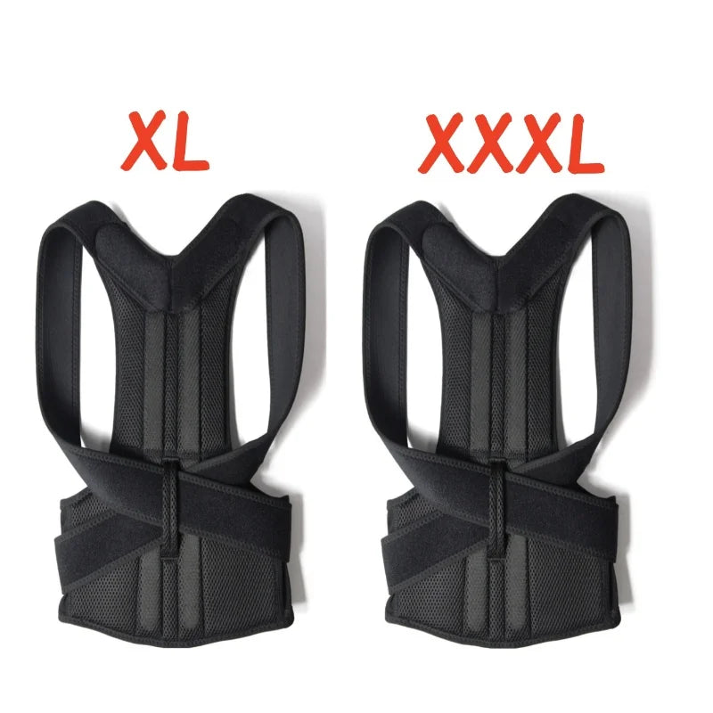 Adjustable Back Posture Corrector With Breathable Shoulder And Waist Support Straps For Boys And Girls To Relieve Back Pain