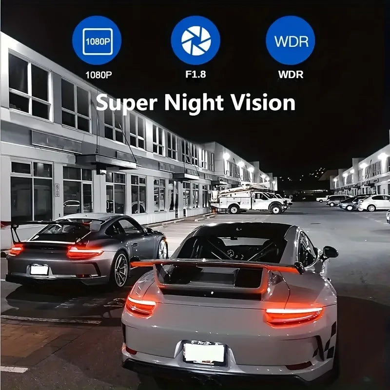 2 Camera Dash Cam For Car Camera 1080P Video Recorder  Car DVR Front Rear View Camera Night Vision Black Box Car Accessories