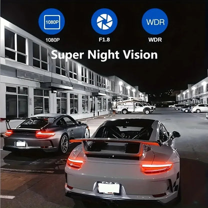 2 Camera Dash Cam For Car Camera 1080P Video Recorder  Car DVR Front Rear View Camera Night Vision Black Box Car Accessories