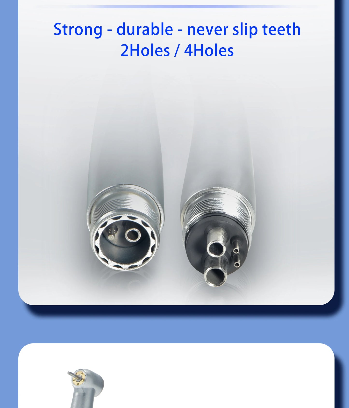 XND Dental 5 SMT LED Light Air Turbine High Speed Handpiece with 5 Water Spray Shadowless 2/4 Holes Teeth Drill Dental Supply